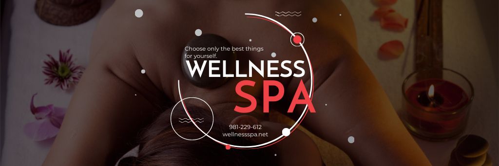 Szablon projektu Wellness spa website Ad Email header