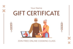 Gift Voucher Offer for Online Cooking Courses