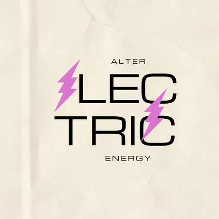 Template di design Alternative energetiche lungimiranti Logo