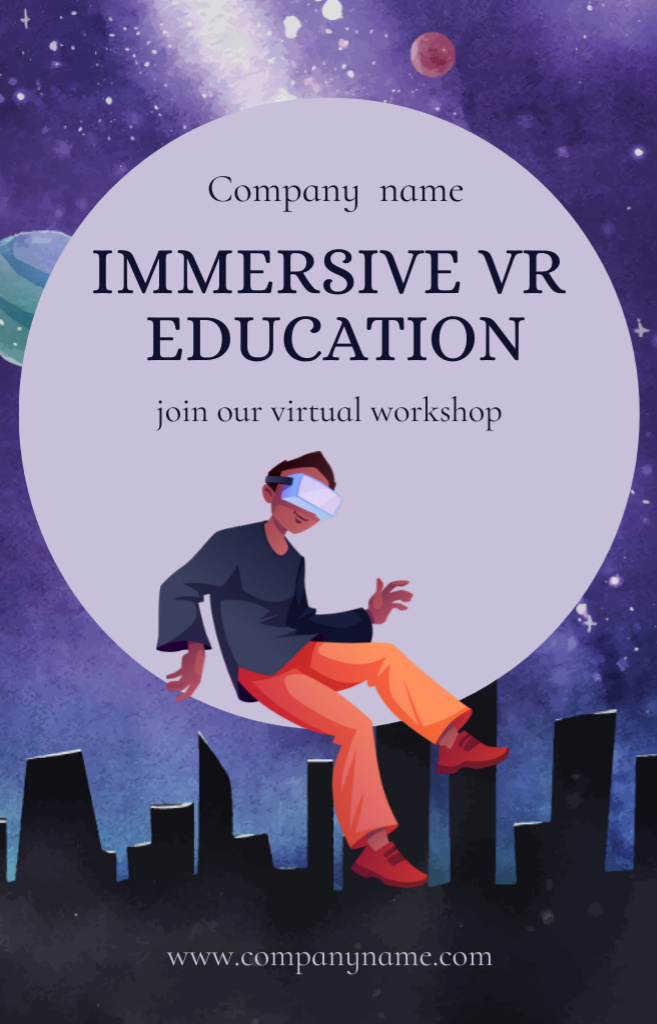 Virtual Education Ad IGTV Cover Πρότυπο σχεδίασης