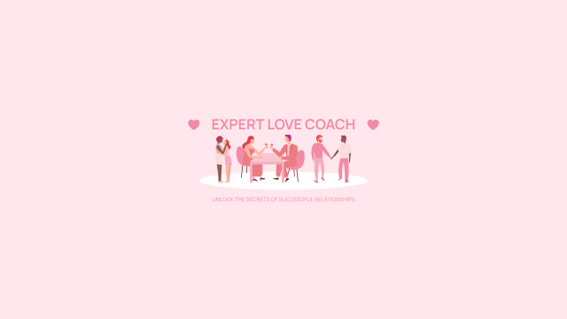 Designvorlage Get Expert Advice from Professional Love Coach für Youtube