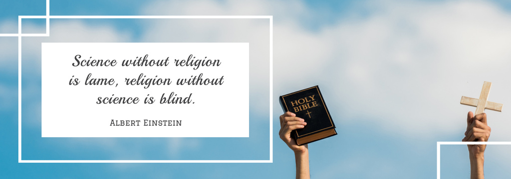 Religious Quote with Christian Cross Tumblr Tasarım Şablonu