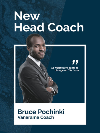 Business Coaching Services Poster US tervezősablon
