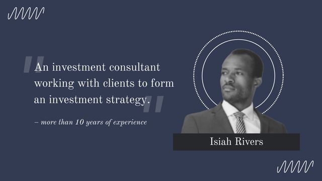 Financial Investment Adviser Title – шаблон для дизайну