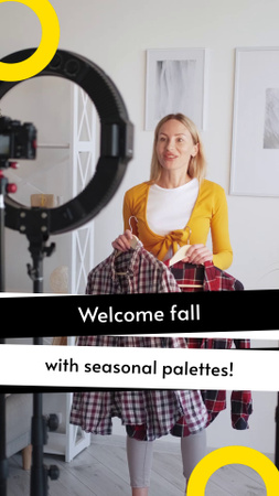 Modèle de visuel Consultation de garde-robe saisonnière grâce à l'offre de styliste - TikTok Video