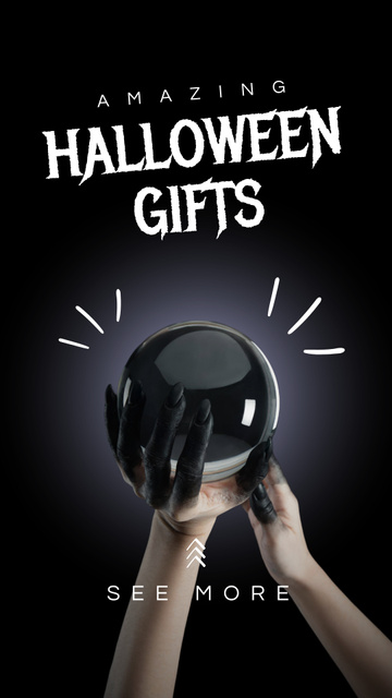 Ontwerpsjabloon van Instagram Story van Halloween Gifts Ad