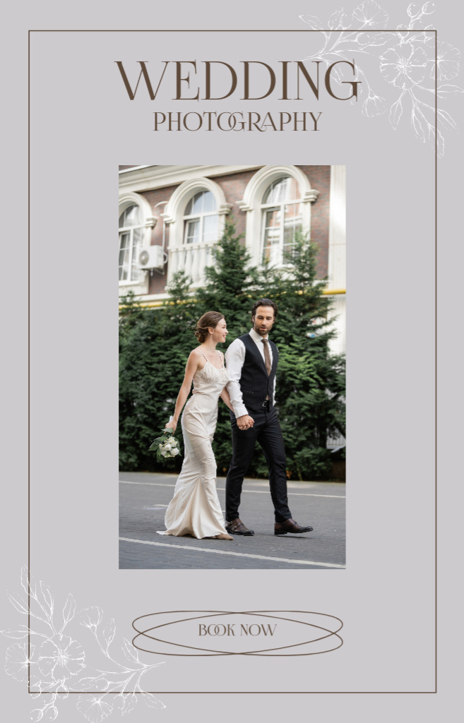 Wedding Photo Session Offer with Elegant Couple IGTV Cover Modelo de Design