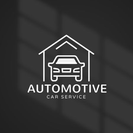 Szablon projektu Car Service Ad Logo