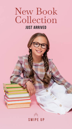 Children Books Sale Announcement Instagram Story Modelo de Design