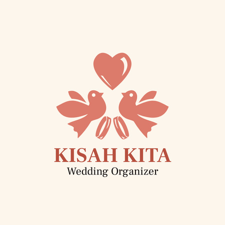 Wedding Organiser Ad Logo Design Template