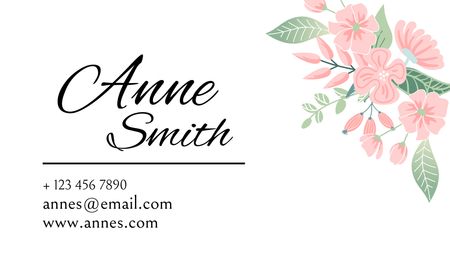 Template di design Event Planning and Decoration Services Business Card 91x55mm
