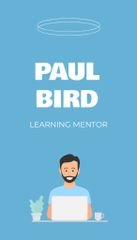 Learning Mentor Service Offer on Blue