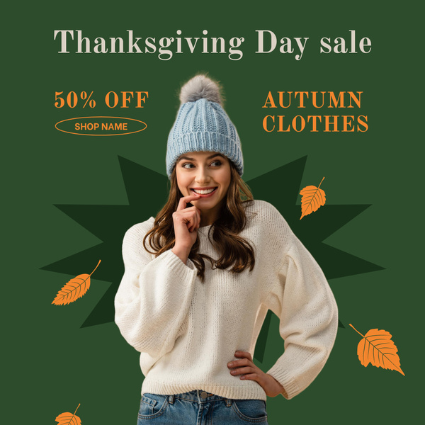 Thanksgiving Day Sale Announcement