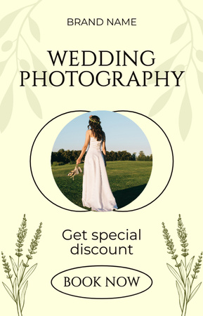 Plantilla de diseño de Oferta especial de fotografía de bodas IGTV Cover 