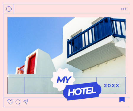Summer Inspiration with Minimalistic Hotel Facebook Design Template