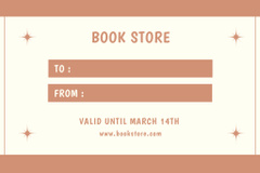 Special Voucher for Bookstore
