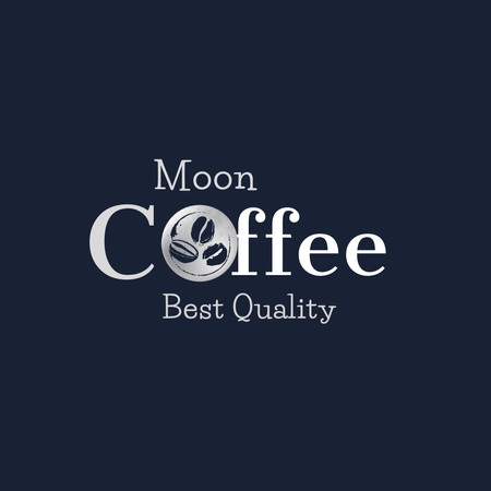 Coffee of Best Quality Logo 1080x1080px tervezősablon
