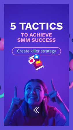 Successful Set Of Methods For SMM Strategy TikTok Video Design Template