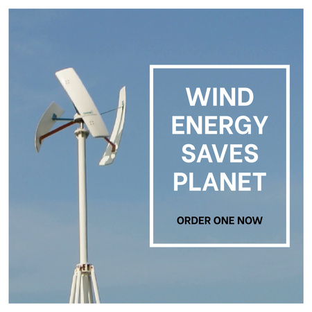 Platilla de diseño Alternative Green Energy Promotion Animated Post
