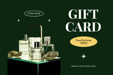 Special Offer of New Perfumes Gift Certificate Design Template