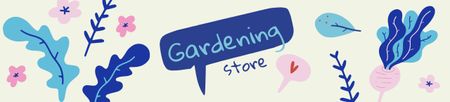 Designvorlage Gardening Store Services Offer für Ebay Store Billboard