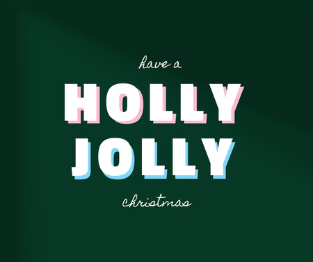 Template di design Funny Christmas Greeting Facebook