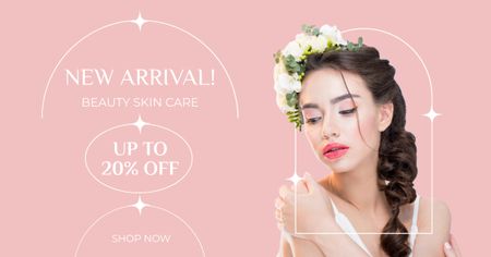 New Arrival of Beauty Products Facebook AD Design Template