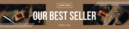 Ontwerpsjabloon van Ebay Store Billboard van Verkoop van elegante parfumerie