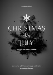 Delightful Christmas Party in July with Christmas Tree