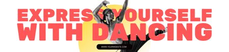 Inspiration for Expressing in Dancing Ebay Store Billboard Design Template