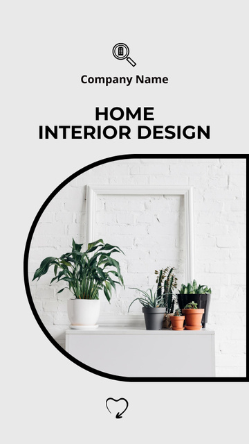 Template di design Home Interior Design Features Mobile Presentation