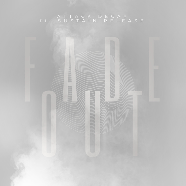 New Music Album Promotion with Grey Texture Album Cover – шаблон для дизайна