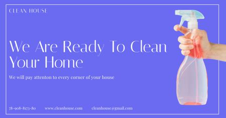 Home Cleaning Services Offer Facebook AD Design Template