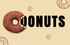 Donuts Discount and Loyalty Program on Beige