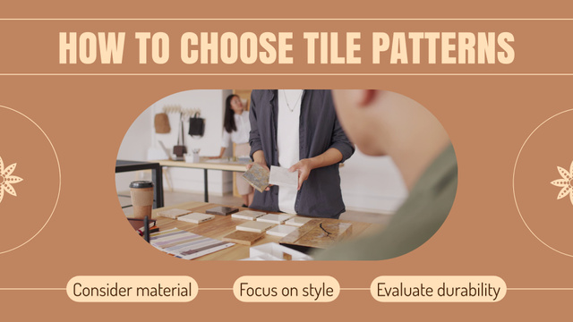 Plantilla de diseño de Helpful Advice On Choosing Tile Patterns For Home Full HD video 