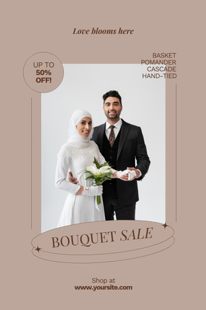 Muslim Couple Wedding Bouquet Sale Pinterest Design Template
