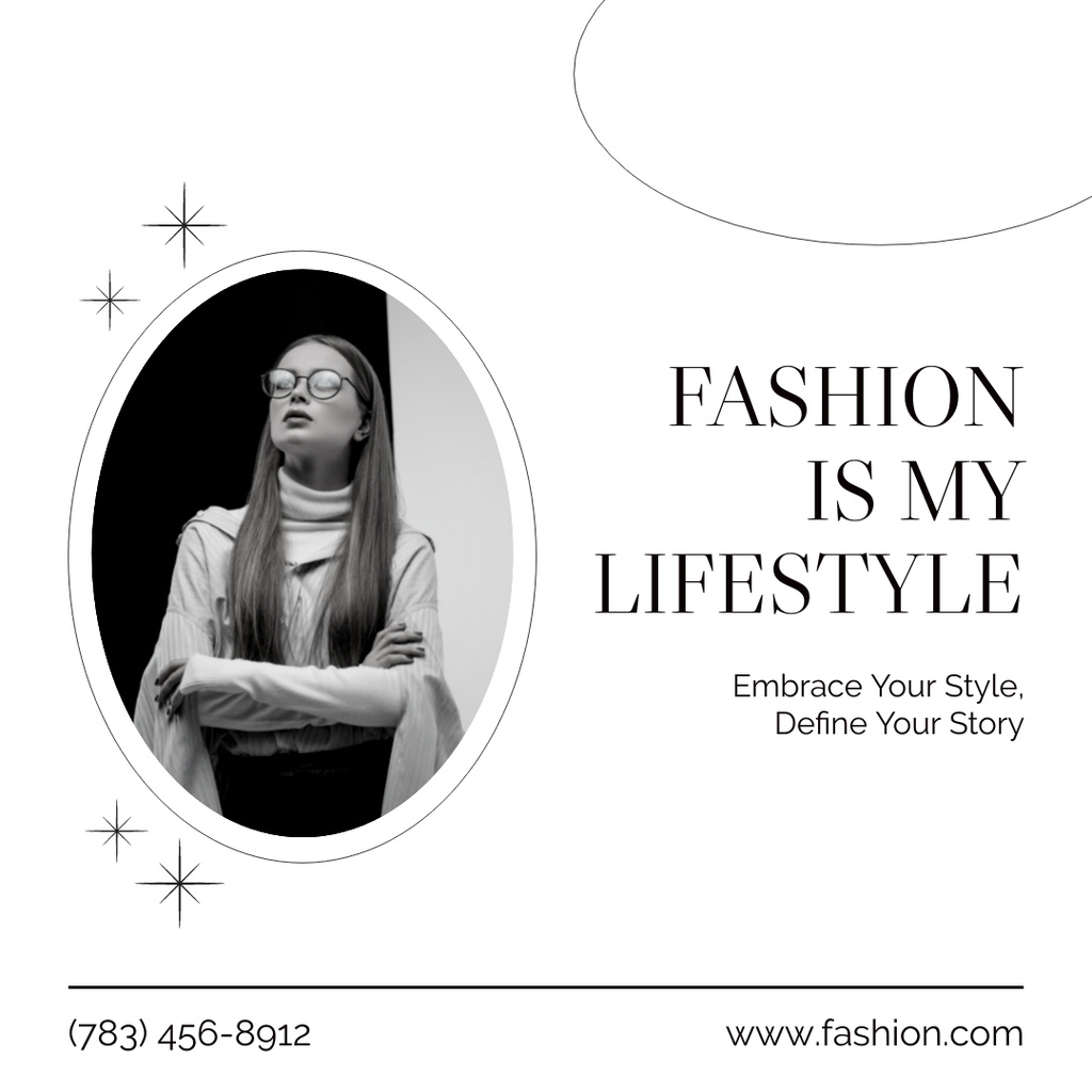 Fashion Blog for Women Instagram Πρότυπο σχεδίασης