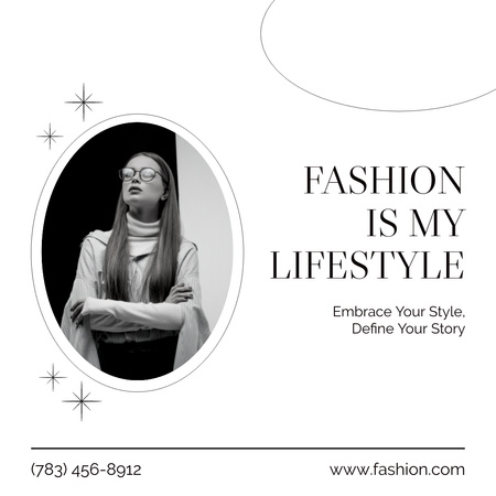 Ontwerpsjabloon van Instagram van Fashion Blog for Women