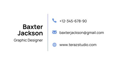 creative studio services ajánlat Business Card US tervezősablon