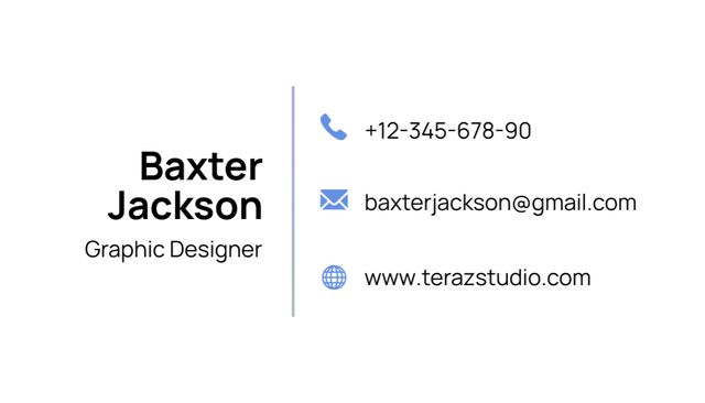 Creative Services of Graphic Designer Studio Business Card US Modelo de Design