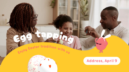 Traditional Egg Tapping Event Announce Full HD video Design Template