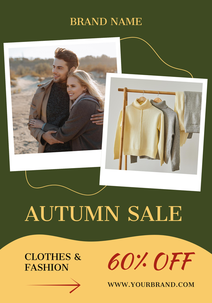 Exquisite Autumn Discount Poster 28x40in Modelo de Design