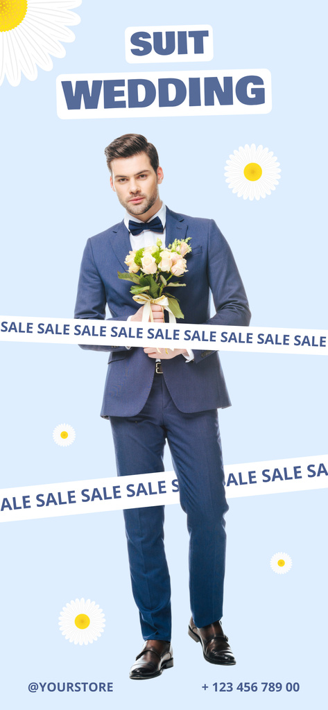 Wedding Suits for Men Snapchat Geofilter Modelo de Design