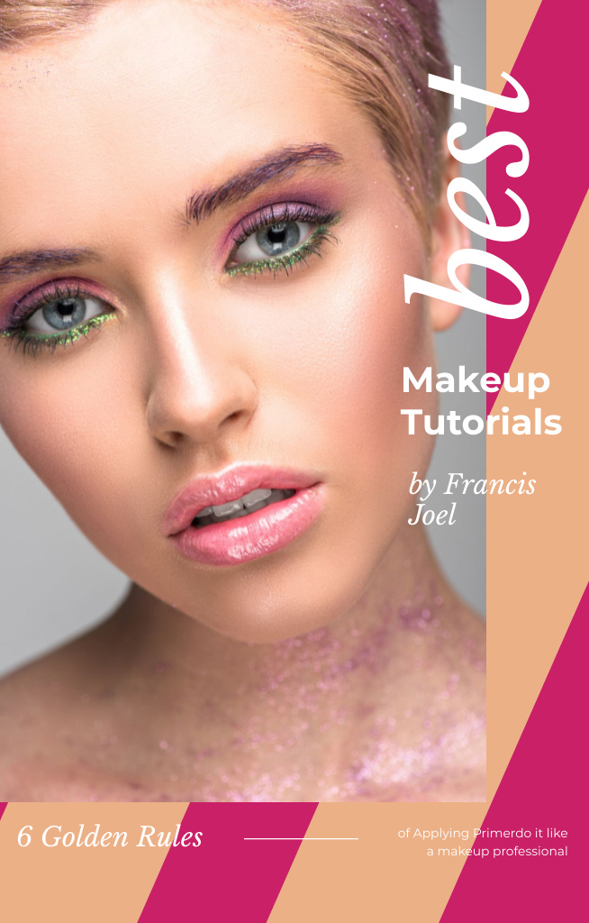Platilla de diseño Helpful Rules For Make-Up Invitation 4.6x7.2in