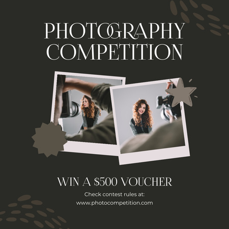 Plantilla de diseño de Photography Competition Announcement Instagram 