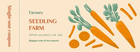 Platilla de diseño Seedling Farm Ad Coupon
