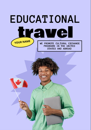 Educational Tours Ad Flyer A7 Design Template