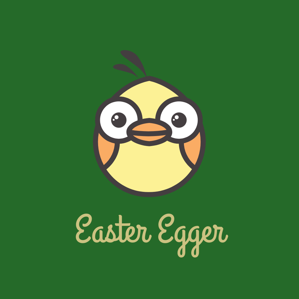"Easter egger" farm logo design Logo Modelo de Design