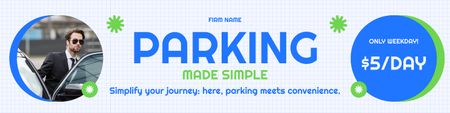 Favorable Price for Parking Twitter Design Template