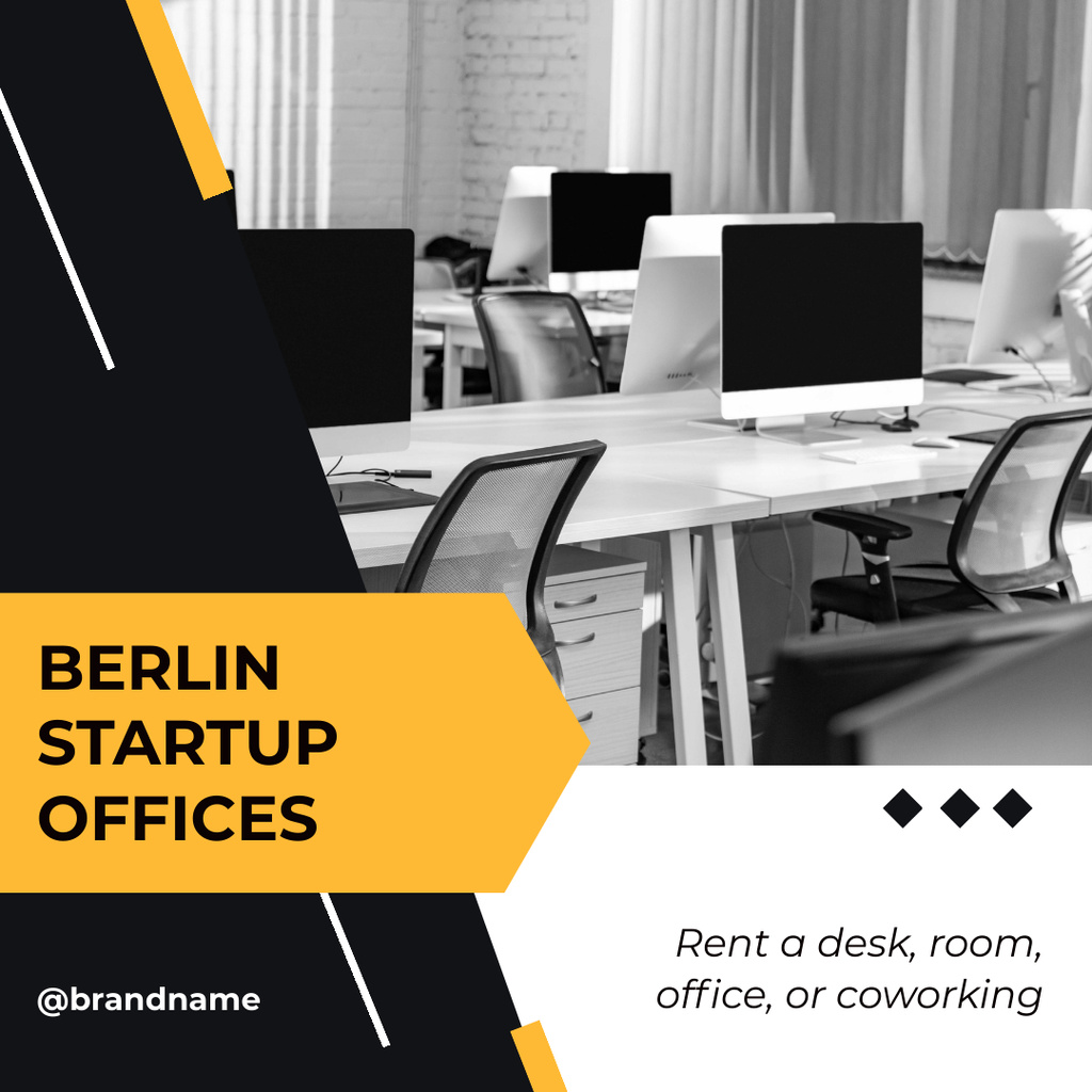 Office Space for Rent Instagram Design Template